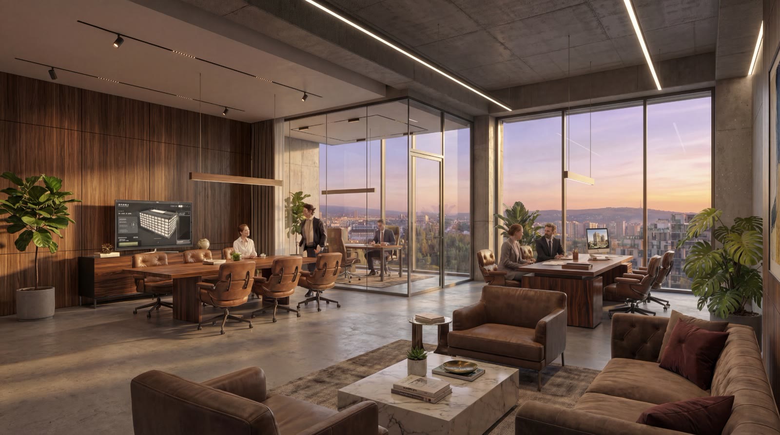 Business class amenities and standard setting corporate excellence in Tbilisi